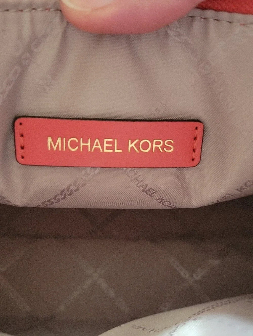 Michael Kors Ruthie Small Leather Satchel-Spiced Coral🪸🪸🪸🪸